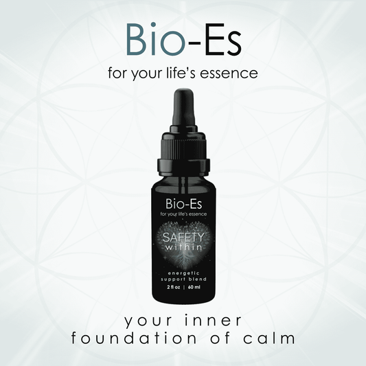 Safety Within energetic essence blend designed to support emotional calm, inner stability, and a grounded sense of ease during times of stress.