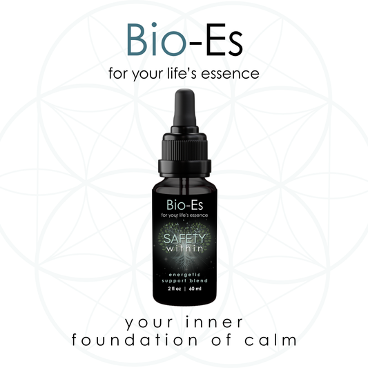 Safety Within energetic essence blend designed to support emotional calm, inner stability, and a grounded sense of ease during times of stress.